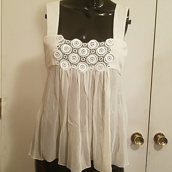 VERSACE 100% SILK SLEEVELESS TOP - Picture 8 of 8